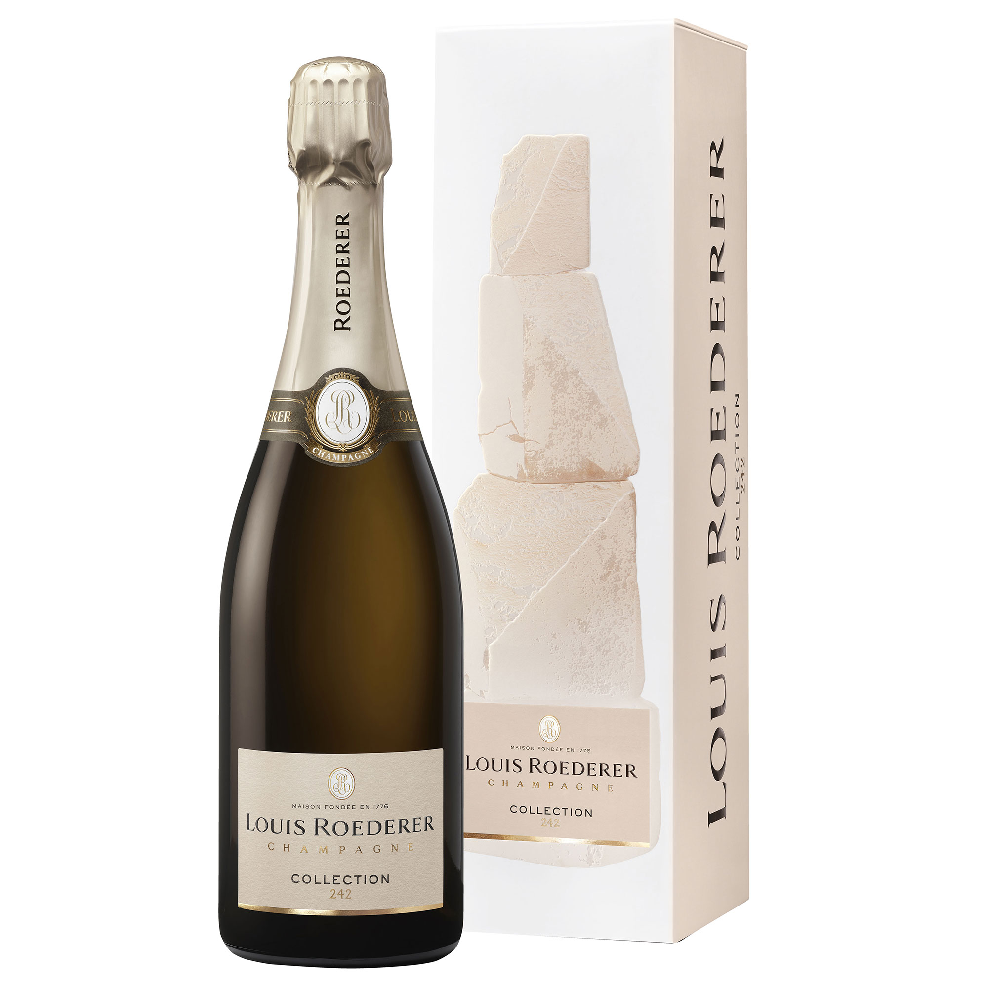 Buy online - Louis Roederer Collection 242 Champagne 75cl Gift Boxed